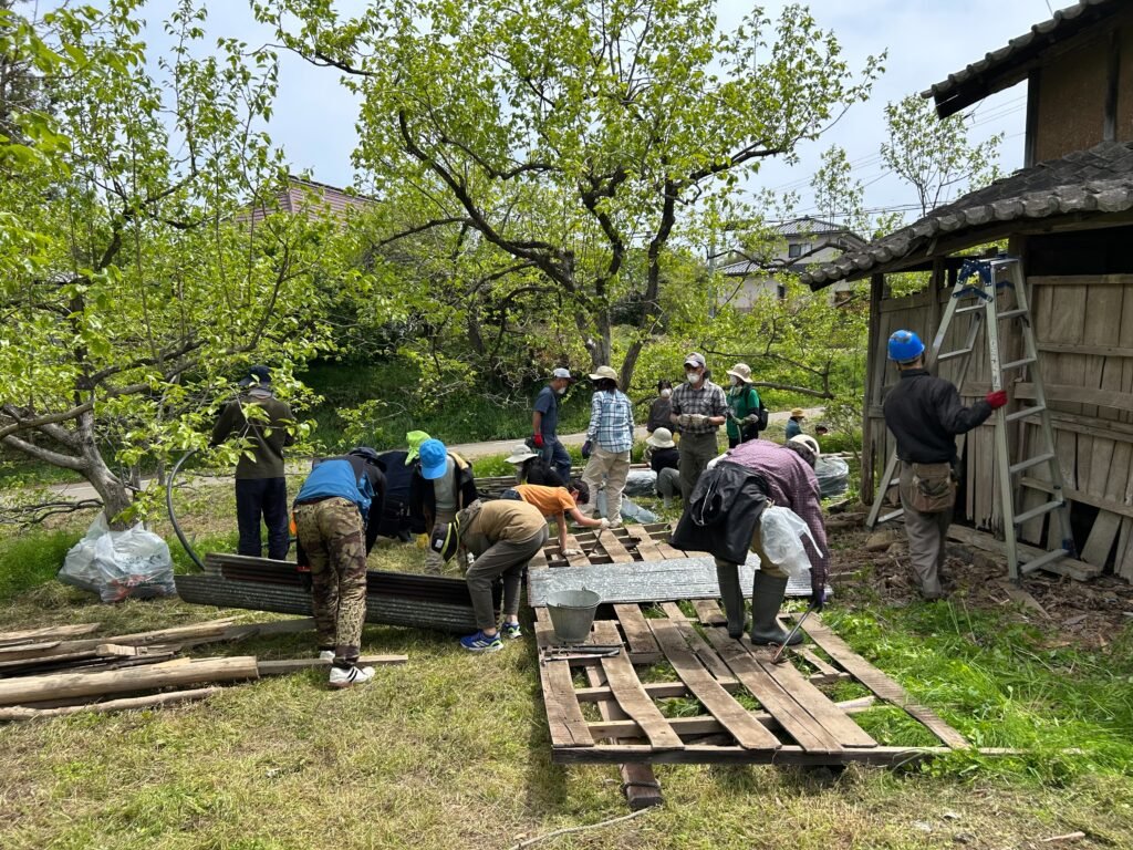 2025年の古民家再生ワークショップの様子