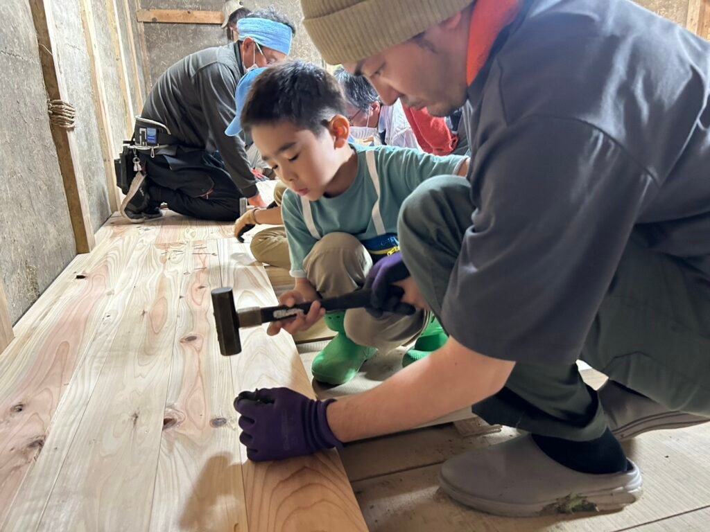 2025年の古民家再生ワークショップの様子