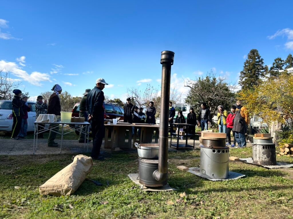 2025年の里山体験ワークショップの様子